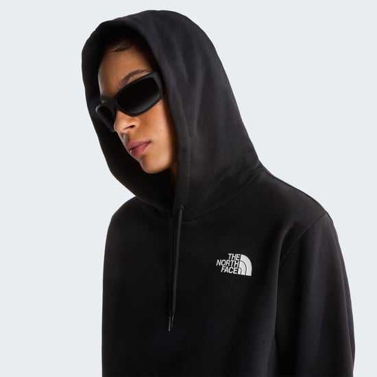 Womens Simple Dome Regular Hoodie TNF - Image 5