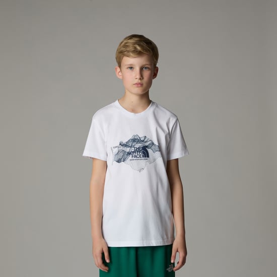 Boys Topographic S/S Tee TNF - Image 1