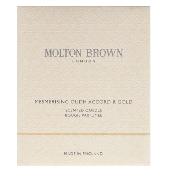 Luxurious Molton Brown Oudh Accord & Gold Candle - 190g - Image 2