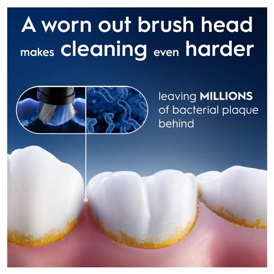Oral-B iO Ultimate Clean Replacement Brush Heads, White, 4 Pack - Image 5