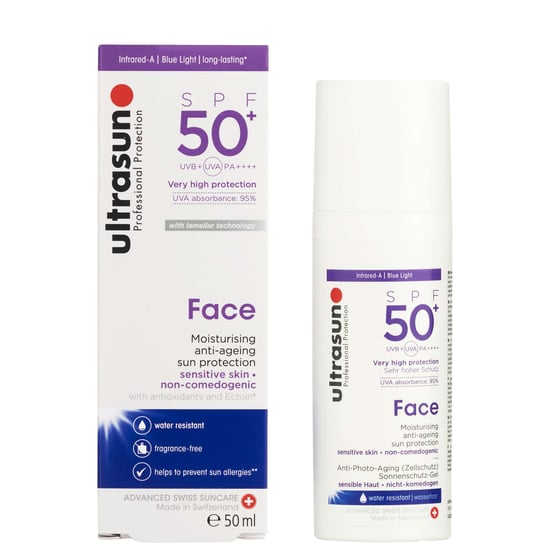 Ultrasun SPF50+ Anti-Ageing Sun Protection for Sensitive Skin 50 ml - Image 2