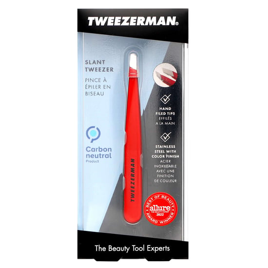 Tweezerman Signature Red Slant Tweezers for Perfect Brow Shaping - Image 2