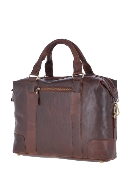 Real Leather Vintage Laptop Work Bag - Image 3
