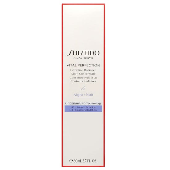 Shiseido Vital Perfection LiftDefine Radiance Nachtconcentraat 80 ml voor vrouwen - Image 2
