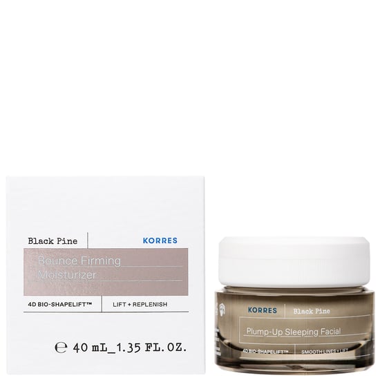 KORRES Black Pine 4D BioShapeLift Overnight Facial 40ml for Youthful Skin - Image 3
