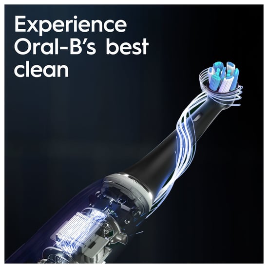 Oral-B iO 10 Cosmic Black Electric Toothbrush with Travel Charging Case - 880 grams - Image 3