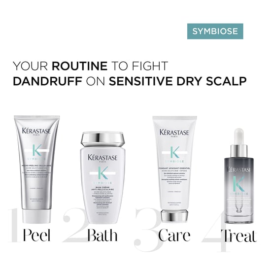 Kérastase Symbiose Moisturising Anti-Dandruff Shampoo for Sensitive Scalp - Image 5