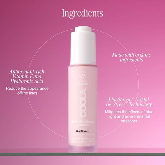 Coola Face Care Sun Silk Drops SPF30 - Organic Sunscreen for Daily Protection - Image 6