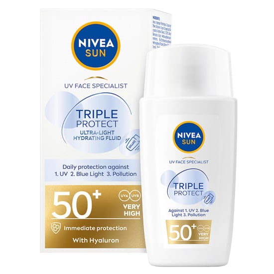 Nivea Sun Care UV Face Specialist Triple Protect SPF50+ Fluid 40ml - Ultimate Protection - Image 2