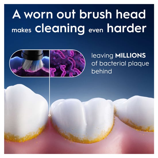 Oral-B iO Gentle Clean Replacement Heads, Black, Pack of 4 - Image 5