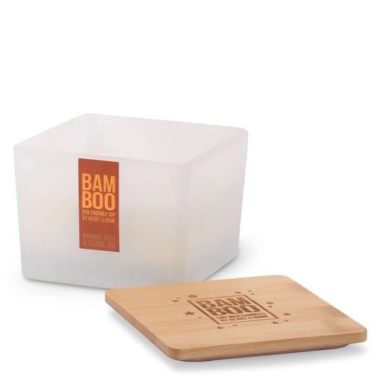 BAMBOO Orange Zest & Clove Centrepiece Candle 320g - Image 2