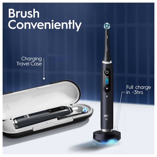 Oral-B iO 9 Black Electric Toothbrush - Ultimate Dental Care - 900 grams - 0.9 kg - Image 5