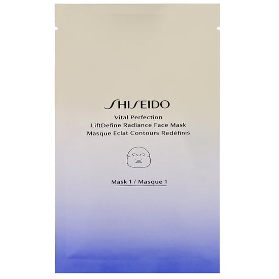 Shiseido Vital Perfection LiftDefine Radiance Face Mask - 6 Sheets for Lifting and Brightening 384g - Image 4