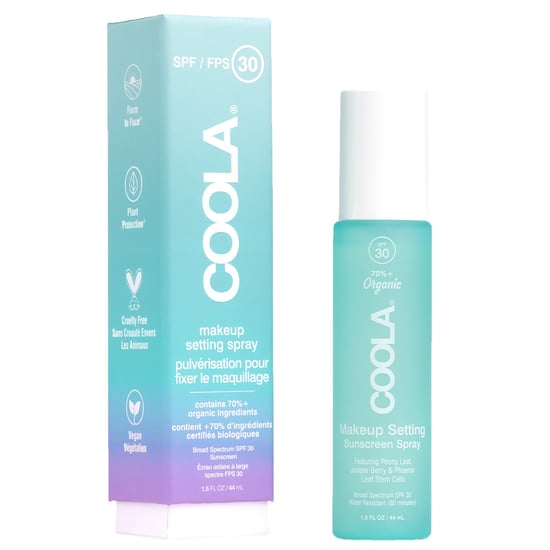 Coola Organic Face Sunscreen Spray SPF30 for Makeup Setting - Image 2