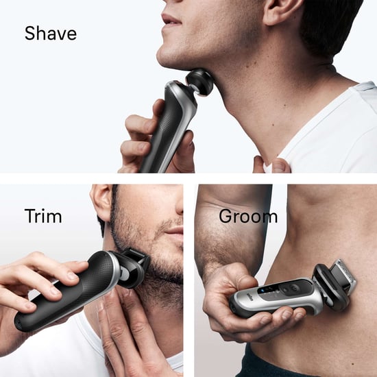 Braun Series 6 62‑S7650CC Silver Electric Shaver with 4in1 SmartCare Center - Image 6