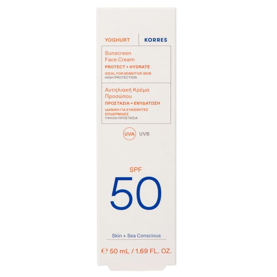 KORRES Yoghurt Sunscreen Face Cream SPF50 - 50ml - High Protection - Image 2