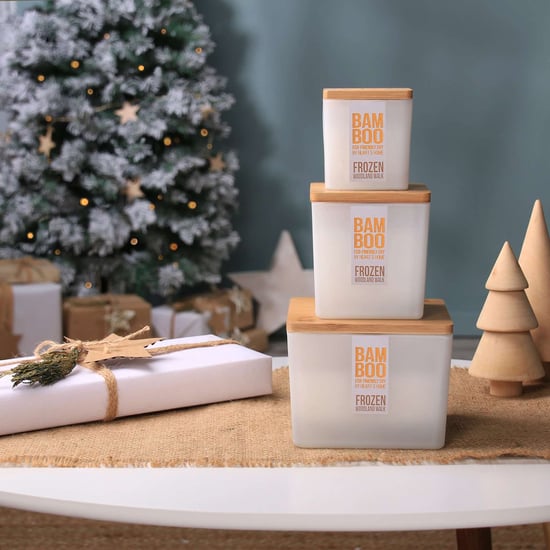 BAMBOO Centrepiece Candle Frozen Woodland Walk 320g - Image 3
