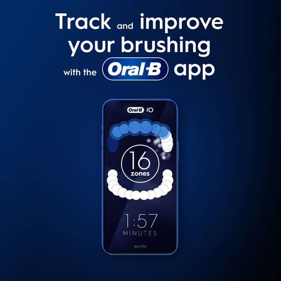 Oral-B iO 10 Black Electric Toothbrush with iO Sense Charger and Travel Case - Image 4