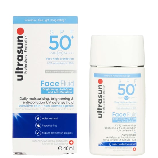 Ultrasun Face Fluid SPF 50+: Brightening Anti-Spot & Anti-Pollution Protection  40 ml - Image 2