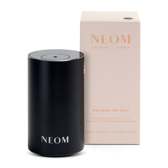 NEOM Wellbeing Pod Mini+ Waterless Essential Oil Diffuser in Black - Image 3