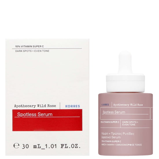 KORRES Wild Rose Spotless Serum with 15% Vitamin Super C - 30ml - Image 3