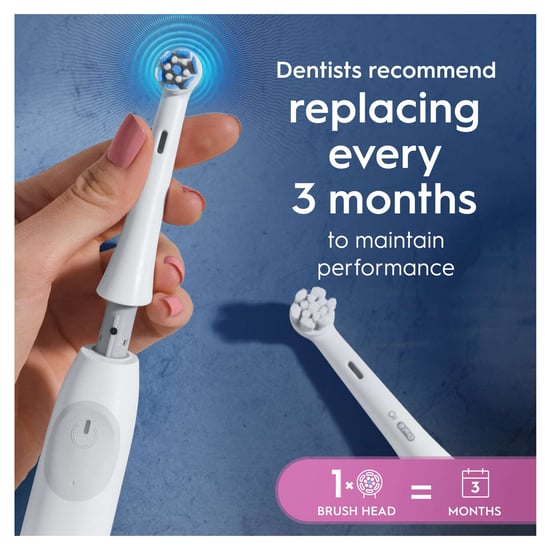 Oral-B iO Gentle Clean Replacement Brush Heads, White, 2 Pack - Image 4