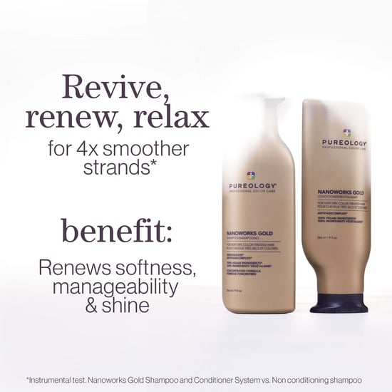 Pureology Nanoworks Gold Conditioner for Dry, Colour-Treated Hair - Restores Shine and Moisture - Image 5