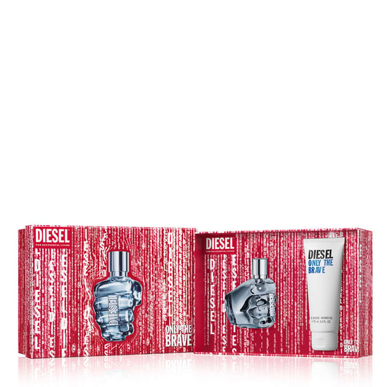 Diesel Only The Brave Gift Set - 50ml Eau de Toilette & 75ml Shower Gel - Image 2