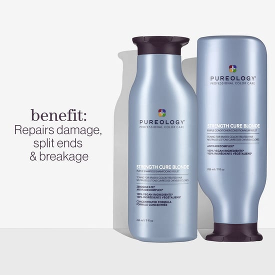 Pureology Strength Cure Blonde Shampoo - Brassiness Neutralizing Formula - Image 5