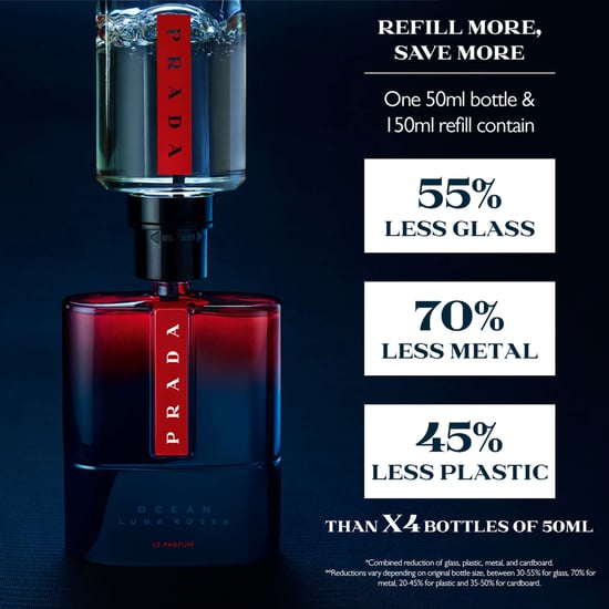 Prada Luna Rossa Ocean Le Parfum Refill - Eau de Parfum Spray for Men 150 ml - Image 4