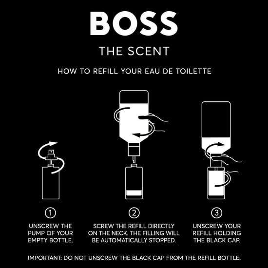 HUGO BOSS BOSS The Scent For Him Eau de Toilette Navulling - Betoverende geur Inhoud: 200 ml - Image 4
