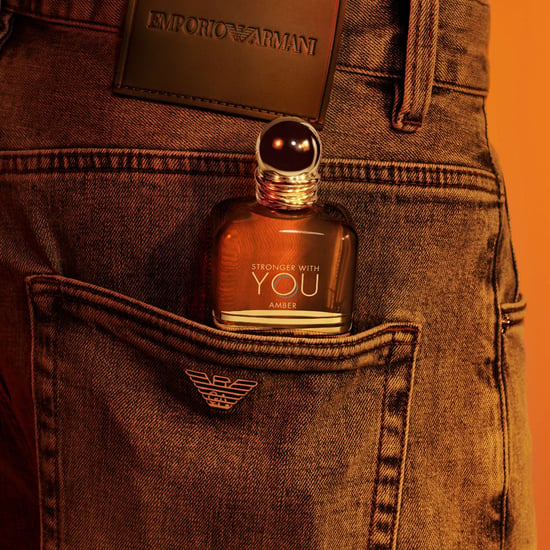 Armani Stronger With You Amber Eau de Toilette Spray 100ml - Warm & Sensual Fragrance - Image 3