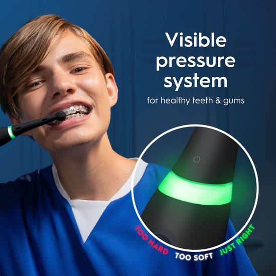 Oral-B iO5 Black Electric Toothbrush with Smart Pressure Sensor and A.I. Brushing - Image 2