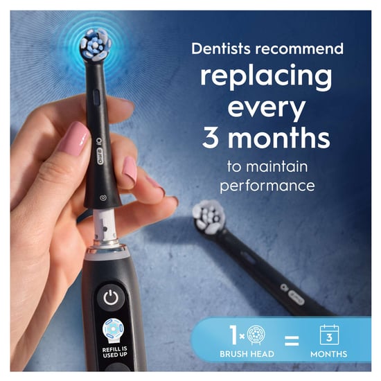 Oral-B iO Ultimate Clean Replacement Heads Black — 4 Pack - Image 4