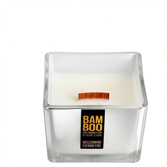 BAMBOO Centrepiece Candle Welcoming Evening Fire 320g - Image 3