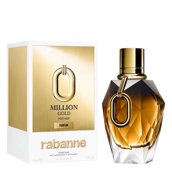 Rabanne Million Gold For Her Parfum Navulling 90 ml. - Image 2