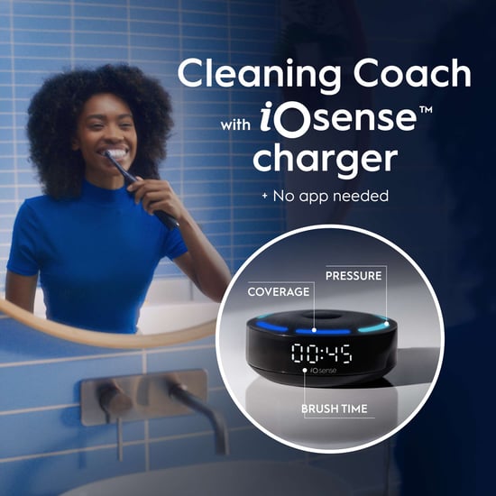 Oral-B iO 10 Black Electric Toothbrush with iO Sense Charger and Travel Case - Image 6