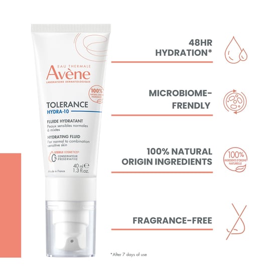 Avène Tolerance Hydra-10 Hydraterende Fluid voor de gevoelige huid - Image 3