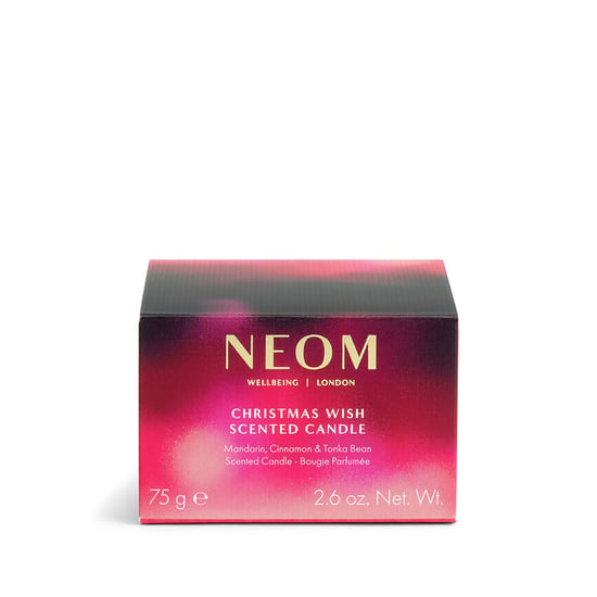 Neom Wellbeing London Christmas Wish Travel Candle - 75g - Image 2