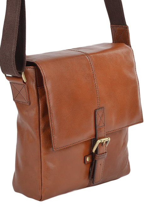 'Luigi' Small Real Leather Flight Side Bag - Image 2