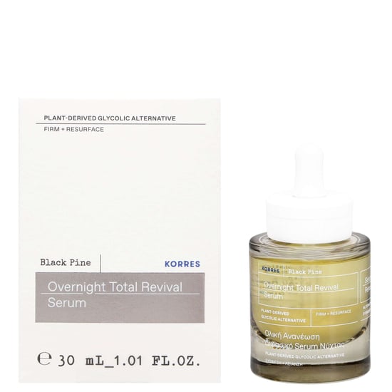 KORRES Black Pine Overnight Revival Serum 30ml for Youthful Skin - Image 3