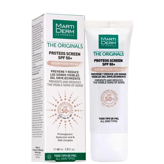 MARTIDERM LA FORMULA The Originals  Proteos Screen SPF50+ Color Fluid Cream 40ml - Image 2