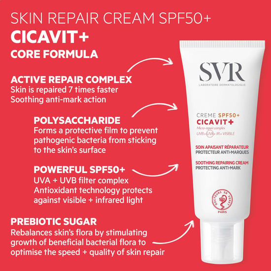 SVR Cicavit+ SPF50+ Zonnebrandcrème voor littekens en tatoeages 40 ml - Image 3