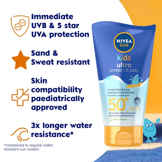 Nivea Sun Kids Ultra Protect & Care SPF50+ Lotion 150ml - Long-lasting UV Protection - Image 2