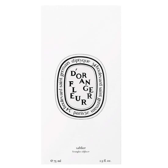 Diptyque Fleur d'Oranger Hourglass Diffuser - Elegant Home Fragrance - 75ml - Image 2
