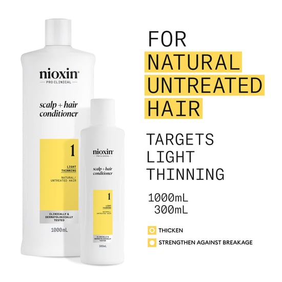 Nioxin Pro Clinical System 1 Conditioner for Natural Hair - 300ml - Image 2