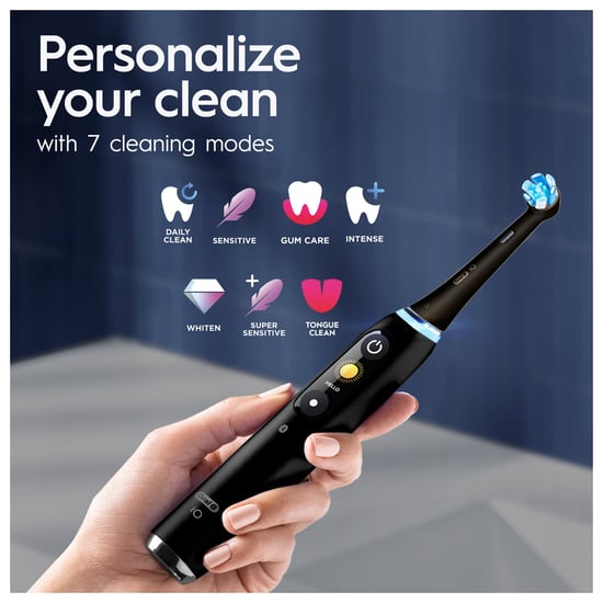 Oral-B iO 9 Black Electric Toothbrush - Ultimate Dental Care - 900 grams - 0.9 kg - Image 3