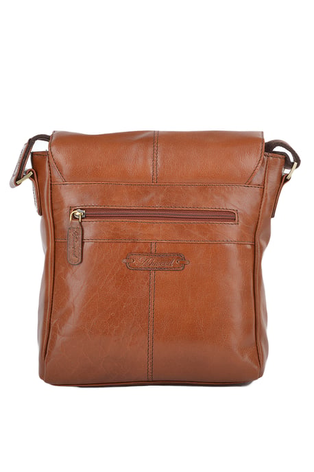 'Luigi' Small Real Leather Flight Side Bag - Image 3