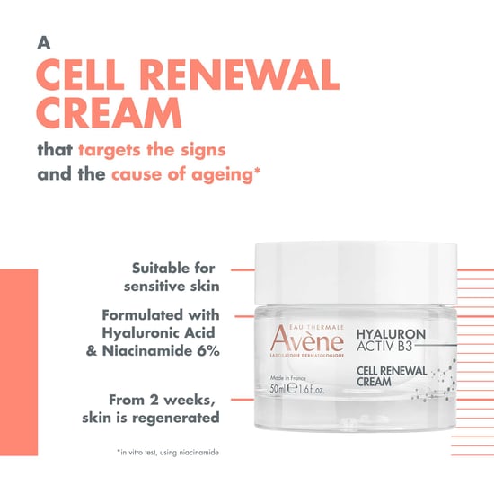 Avène Hyaluron Activ B3 Cell Renewal Cream for Radiant Skin - Image 3