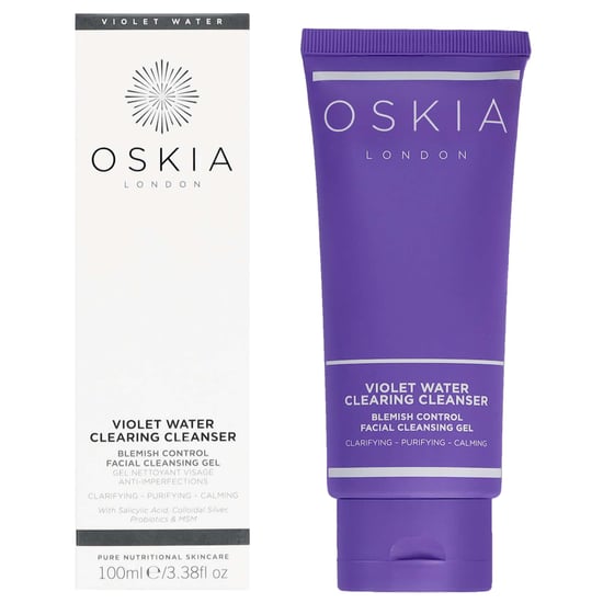 Oskia Violet Water Blemish Control Cleansing Gel for Clear Skin - Image 3